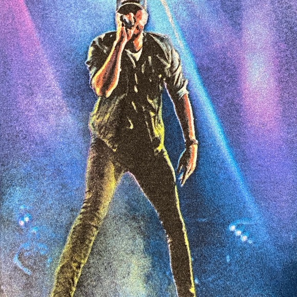 Luke Bryan Kill the Lights 2016-17 Tour Gray Unisex L Short Sleeve Tee Shirt - Picture 2 of 10